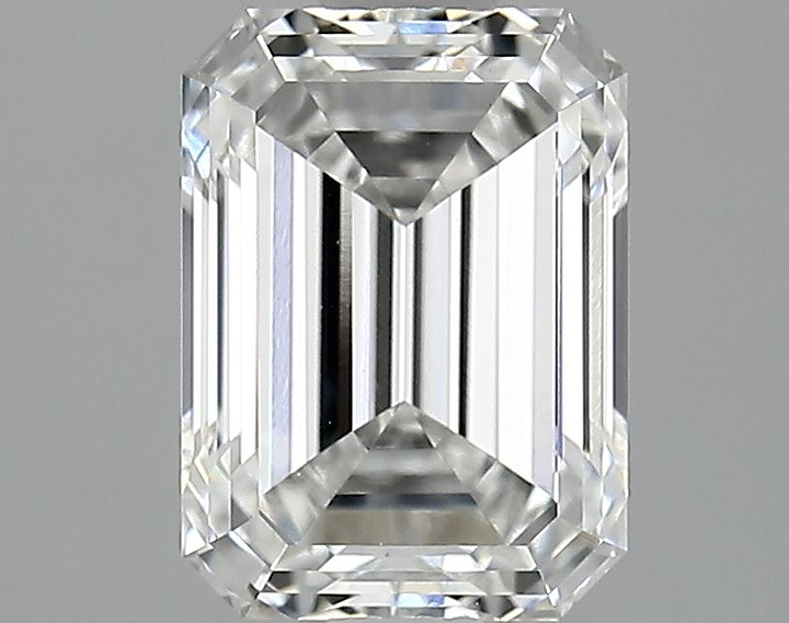 2.1 Carat Emerald Shaped Excellent Cut VVS2 IGI Certified Lab Grown Diamond