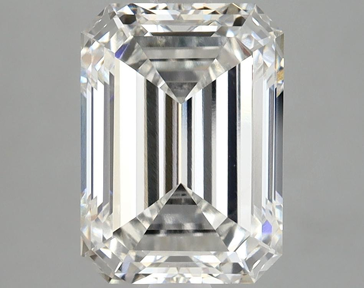 2.98 Carat Emerald Shaped Excellent Cut VVS2 IGI Certified Lab Grown Diamond