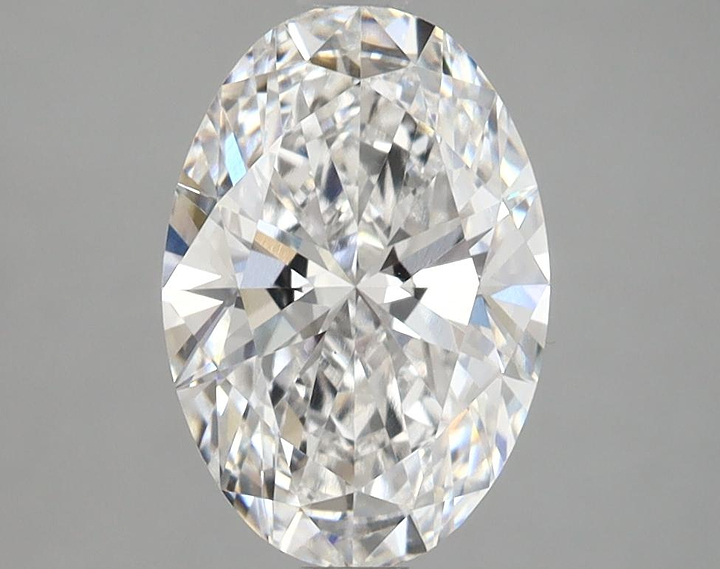 2.1 Carat Oval Shaped Ideal Cut VVS2 IGI Certified Lab Grown Diamond