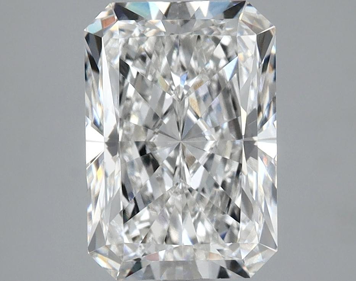 2.54 Carat Radiant Shaped Ideal Cut VVS2 IGI Certified Lab Grown Diamond