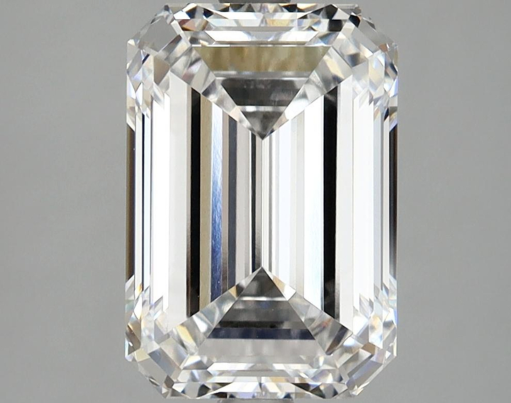 3.53 Carat Emerald Shaped Ideal Cut VS1 IGI Certified Lab Grown Diamond