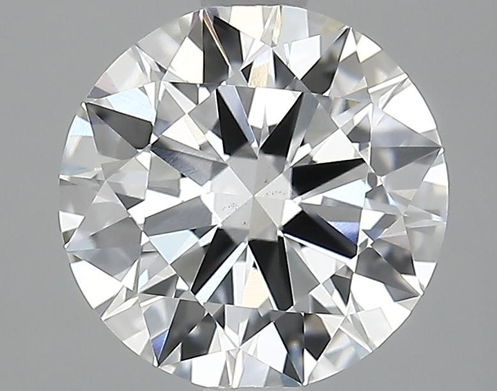 1.76 Carat Round Shaped Excellent Cut VVS2 IGI Certified Lab Grown Diamond