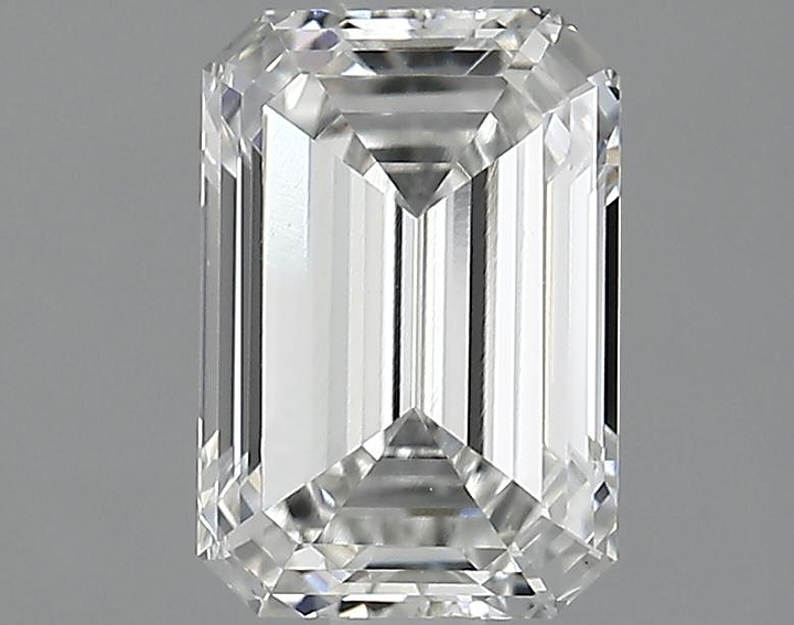 2.03 Carat Emerald Shaped Ideal Cut VVS2 IGI Certified Lab Grown Diamond