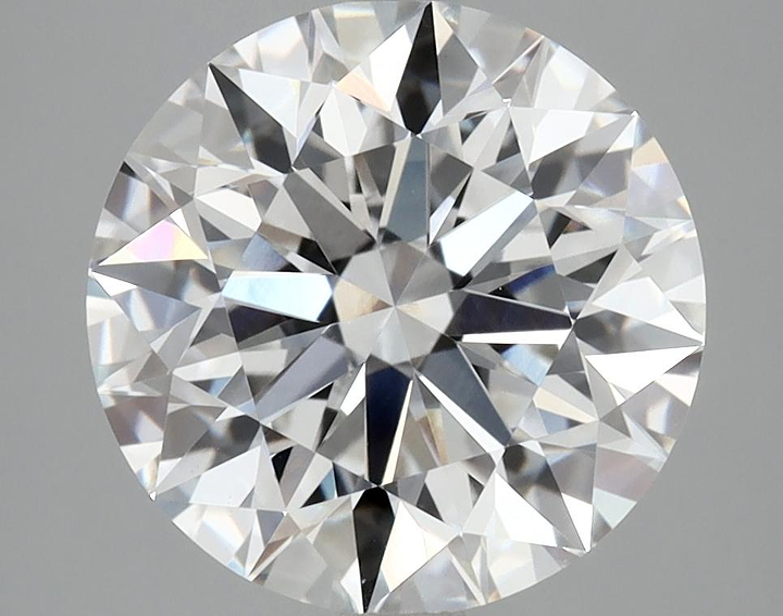 5.0 Carat Round Shaped Excellent Cut VVS2 IGI Certified Lab Grown Diamond