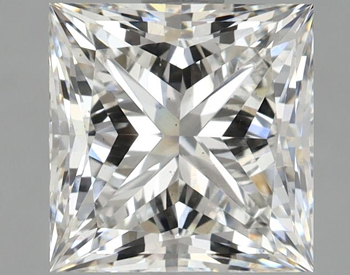 2.56 Carat Princess Shaped Ideal Cut VS1 IGI Certified Lab Grown Diamond