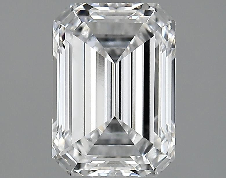 2.07 Carat Emerald Shaped Ideal Cut VVS2 IGI Certified Lab Grown Diamond