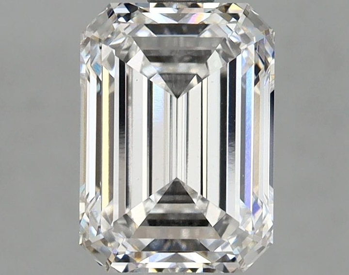 2.09 Carat Emerald Shaped Excellent Cut VVS2 IGI Certified Lab Grown Diamond