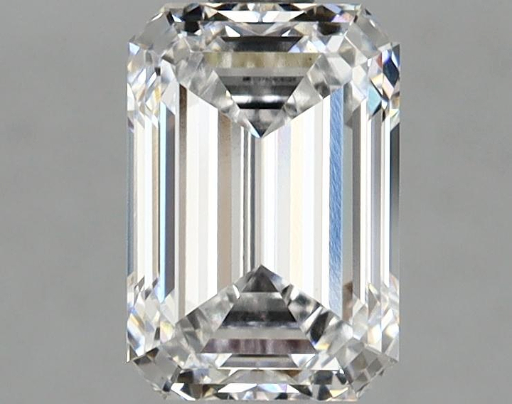 1.55 Carat Emerald Shaped Ideal Cut VVS2 IGI Certified Lab Grown Diamond