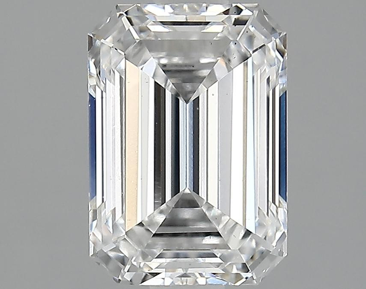 2.77 Carat Emerald Shaped Ideal Cut VVS2 IGI Certified Lab Grown Diamond