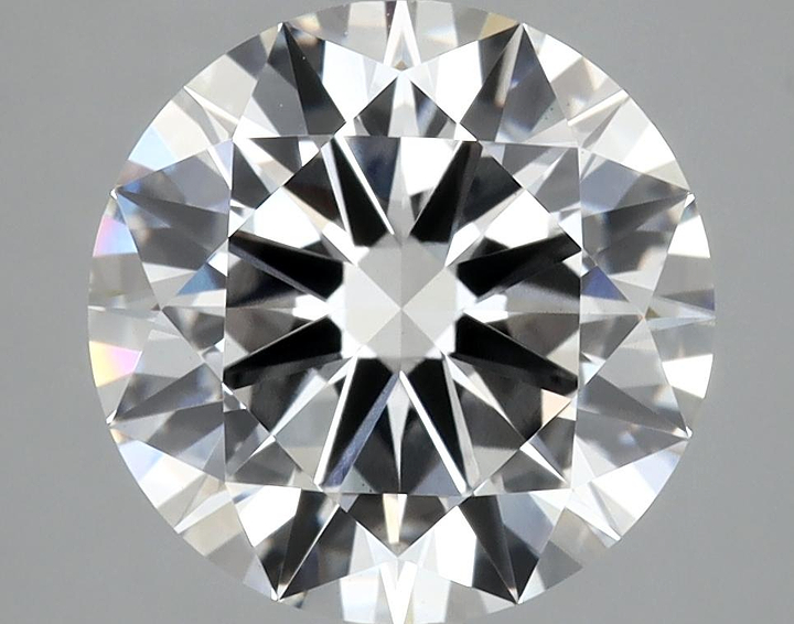 5.48 Carat Round Shaped Ideal Cut VVS2 IGI Certified Lab Grown Diamond