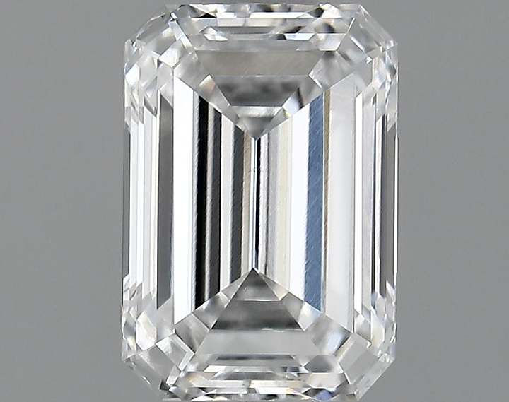2.03 Carat Emerald Shaped Ideal Cut VVS2 IGI Certified Lab Grown Diamond