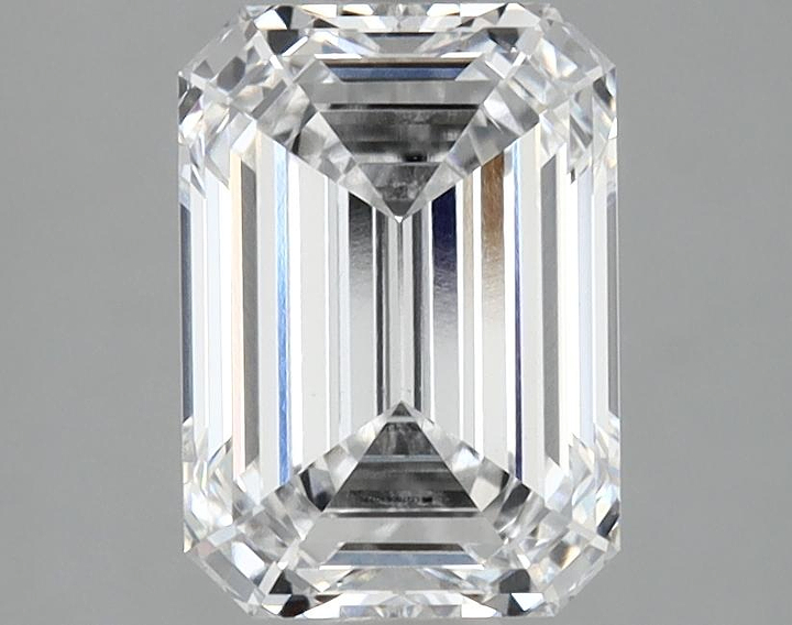 5.38 Carat Emerald Shaped Ideal Cut VS2 IGI Certified Lab Grown Diamond