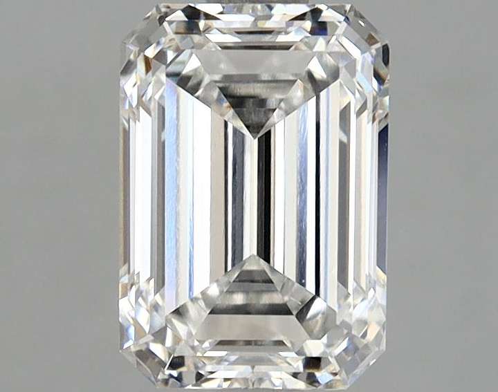2.03 Carat Emerald Shaped Ideal Cut VVS2 IGI Certified Lab Grown Diamond
