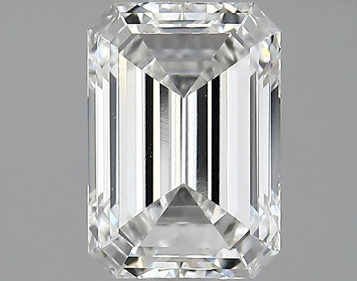 2.06 Carat Emerald Shaped Ideal Cut VVS2 IGI Certified Lab Grown Diamond