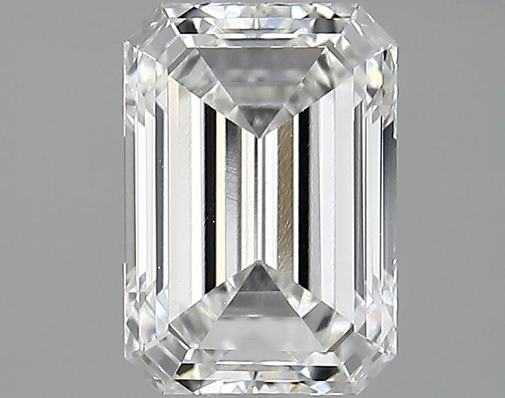 2.5 Carat Emerald Shaped Excellent Cut VVS2 IGI Certified Lab Grown Diamond