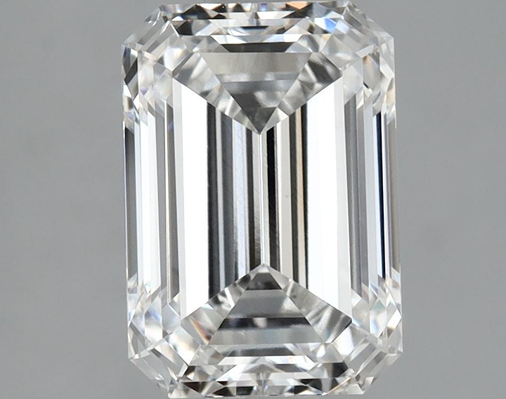 2.57 Carat Emerald Shaped Excellent Cut VVS2 IGI Certified Lab Grown Diamond