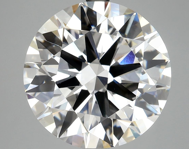 6.78 Carat Round Shaped Excellent Cut VVS2 IGI Certified Lab Grown Diamond