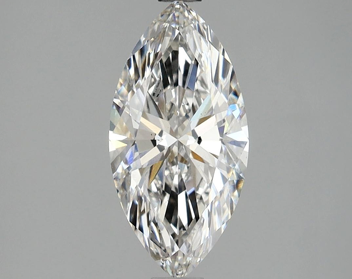 2.37 Carat Marquise Shaped Ideal Cut VVS2 IGI Certified Lab Grown Diamond