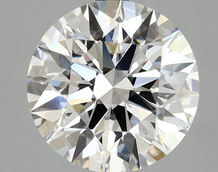 6.44 Carat Round Shaped Excellent Cut VVS2 IGI Certified Lab Grown Diamond