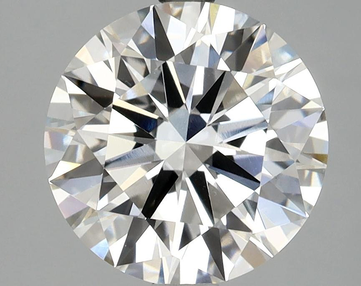 3.2 Carat Round Shaped Excellent Cut VVS2 IGI Certified Lab Grown Diamond