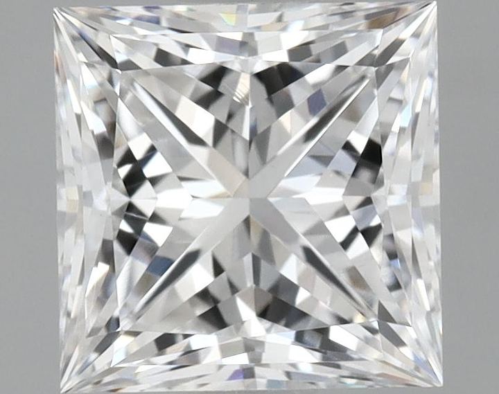 1.51 Carat Princess Shaped Ideal Cut VVS2 IGI Certified Lab Grown Diamond