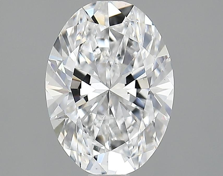 2.52 Carat Oval Shaped Ideal Cut VVS2 IGI Certified Lab Grown Diamond