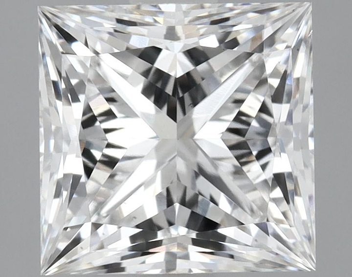 2.06 Carat Princess Shaped Ideal Cut VS2 IGI Certified Lab Grown Diamond