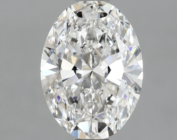 3.08 Carat Oval Shaped Ideal Cut VVS2 IGI Certified Lab Grown Diamond