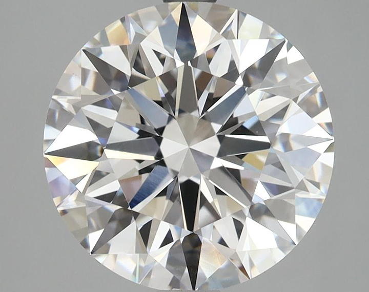 4.08 Carat Round Shaped Ideal Cut VVS2 IGI Certified Lab Grown Diamond
