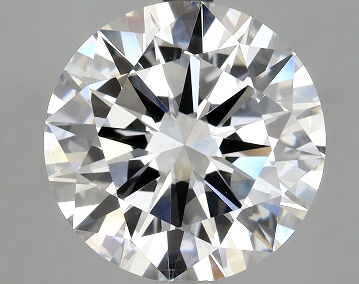 3.79 Carat Round Shaped Excellent Cut VVS2 IGI Certified Lab Grown Diamond
