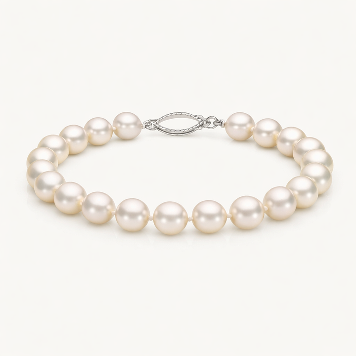 Freshwater Pearl Bracelet with Sterling Silver Clasp