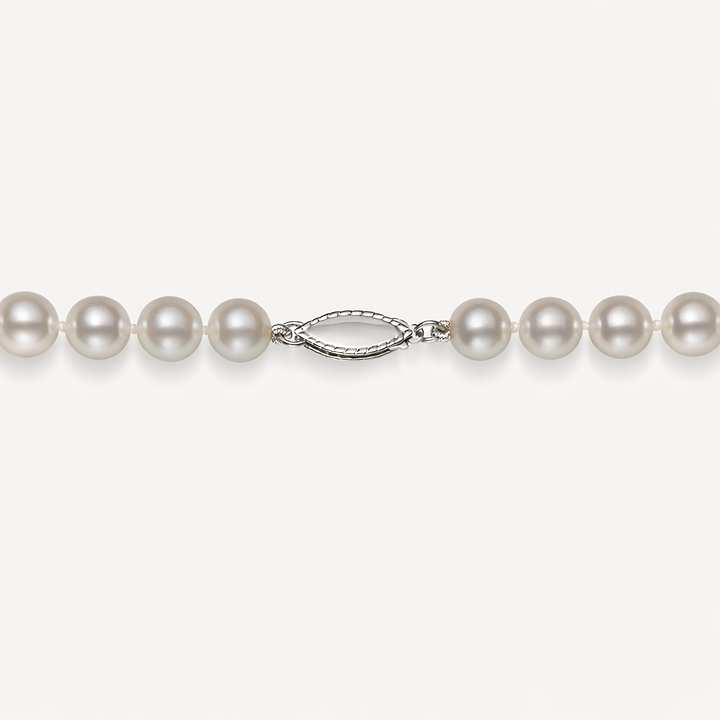 Freshwater Pearl Strand Necklace with Sterling Silver Clasp
