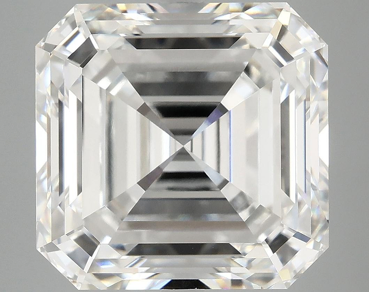 10.5 Carat Asscher Shaped Ideal Cut VVS2 IGI Certified Lab Grown Diamond