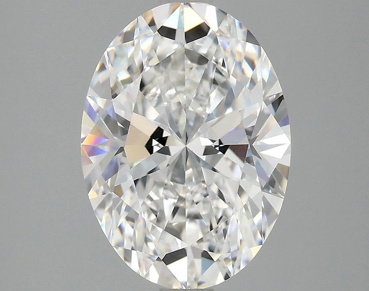 3.07 Carat Oval Shaped Ideal Cut VVS2 IGI Certified Lab Grown Diamond