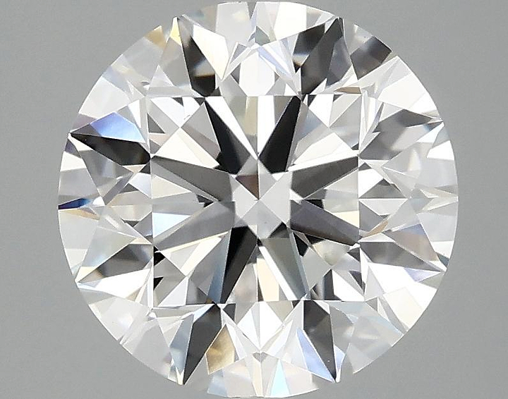 3.02 Carat Round Shaped Excellent Cut VVS2 IGI Certified Lab Grown Diamond