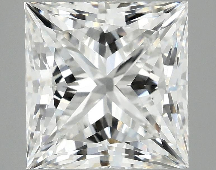 4.19 Carat Princess Shaped Ideal Cut VS1 IGI Certified Lab Grown Diamond