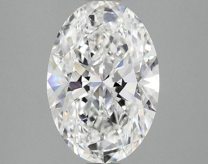 3.05 Carat Oval Shaped Ideal Cut VVS2 IGI Certified Lab Grown Diamond