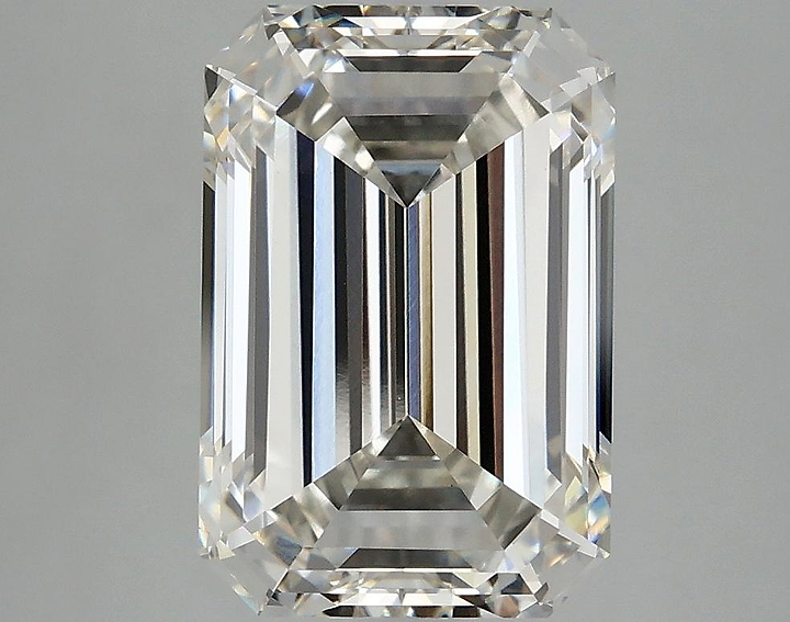 4.04 Carat Emerald Shaped Ideal Cut VS1 IGI Certified Lab Grown Diamond