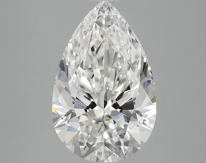 3.04 Carat Pear Shaped Ideal Cut VS2 IGI Certified Lab Grown Diamond