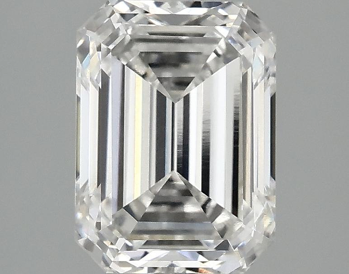 2.49 Carat Emerald Shaped Excellent Cut VVS2 IGI Certified Lab Grown Diamond