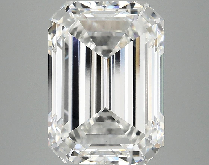 7.29 Carat Emerald Shaped Ideal Cut VS1 IGI Certified Lab Grown Diamond