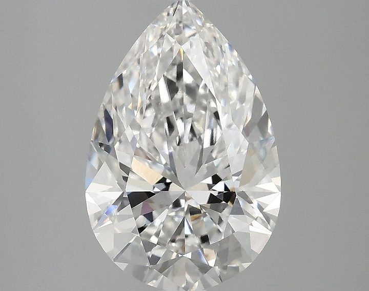 3.02 Carat Pear Shaped Excellent Cut VS1 IGI Certified Lab Grown Diamond
