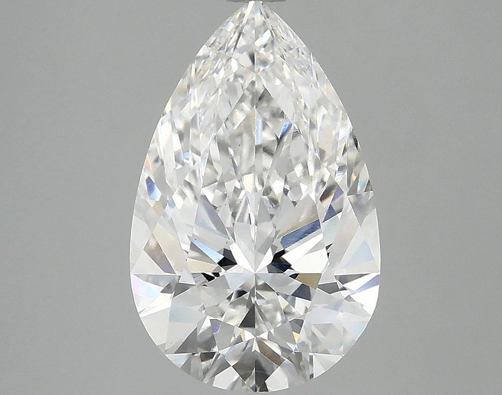 3.09 Carat Pear Shaped Ideal Cut VS1 IGI Certified Lab Grown Diamond