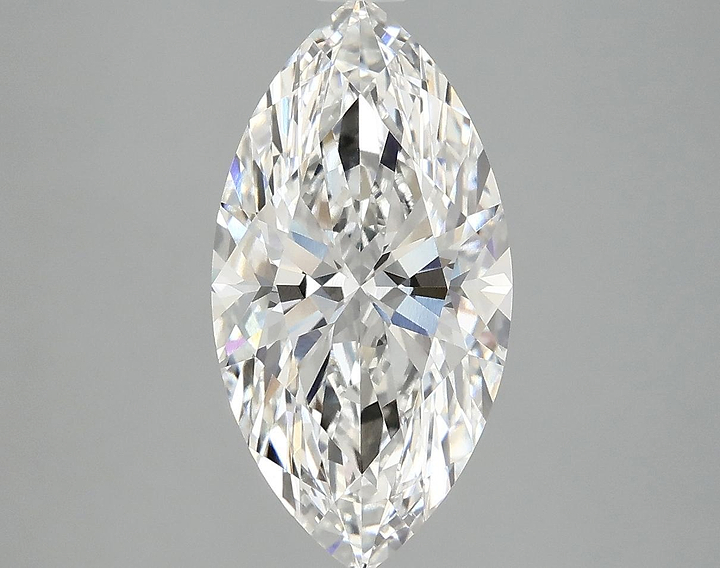 3.1 Carat Marquise Shaped Ideal Cut VVS2 IGI Certified Lab Grown Diamond
