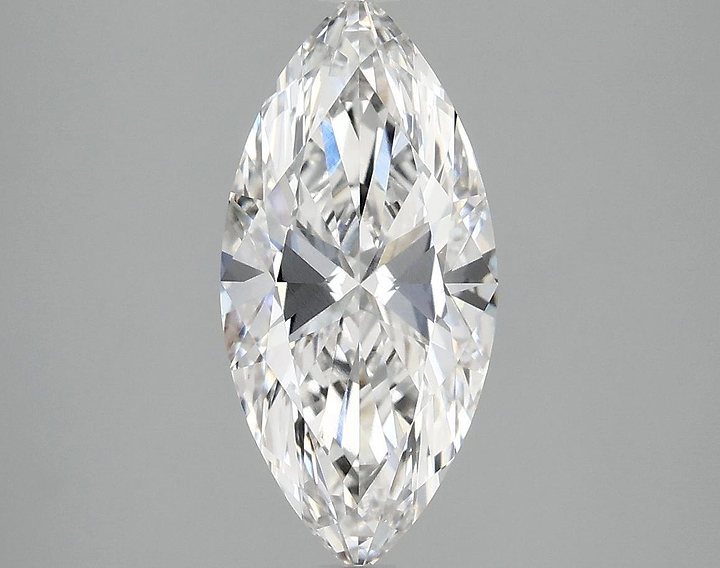 2.02 Carat Marquise Shaped Excellent Cut VVS2 IGI Certified Lab Grown Diamond