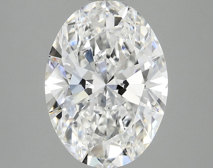 3.08 Carat Oval Shaped Excellent Cut VVS2 IGI Certified Lab Grown Diamond