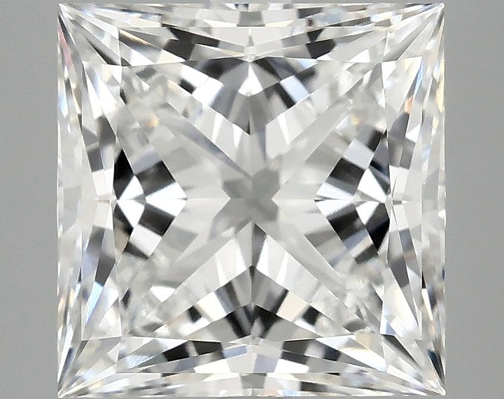 4.93 Carat Princess Shaped Ideal Cut VS1 IGI Certified Lab Grown Diamond