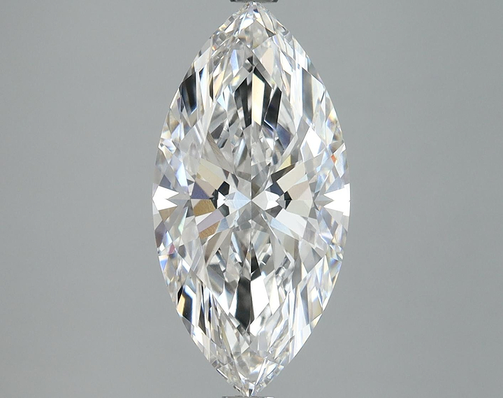 3.02 Carat Marquise Shaped Excellent Cut VVS2 IGI Certified Lab Grown Diamond