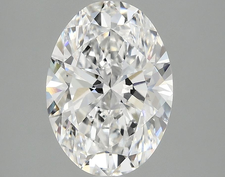 2.52 Carat Oval Shaped Ideal Cut VVS2 IGI Certified Lab Grown Diamond