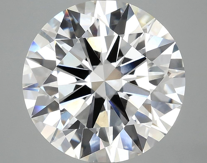 5.81 Carat Round Shaped Ideal Cut VVS2 IGI Certified Lab Grown Diamond